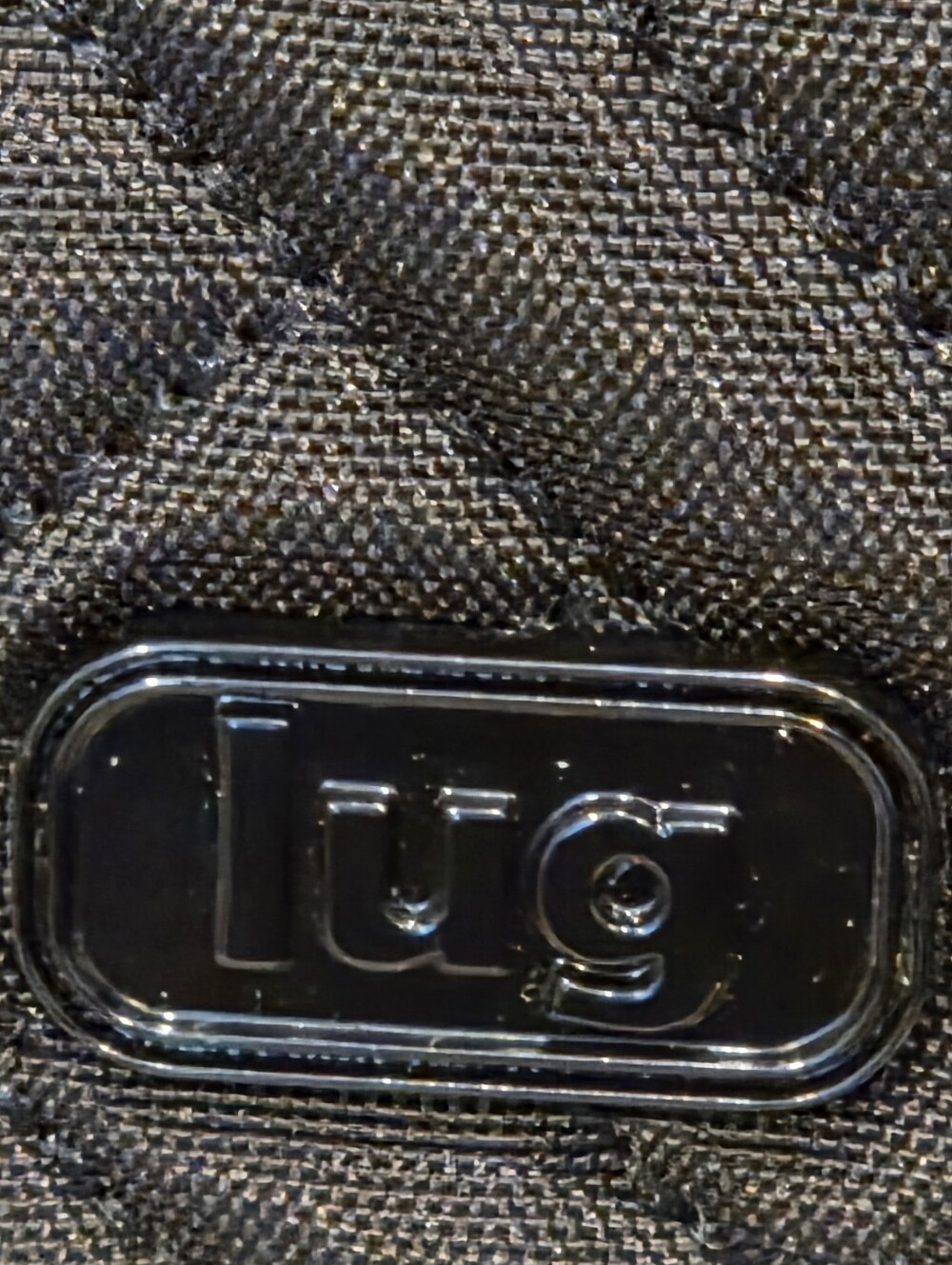 LUG Flapper Black Quilted Crossbody Bag New - Picture 5 of 14